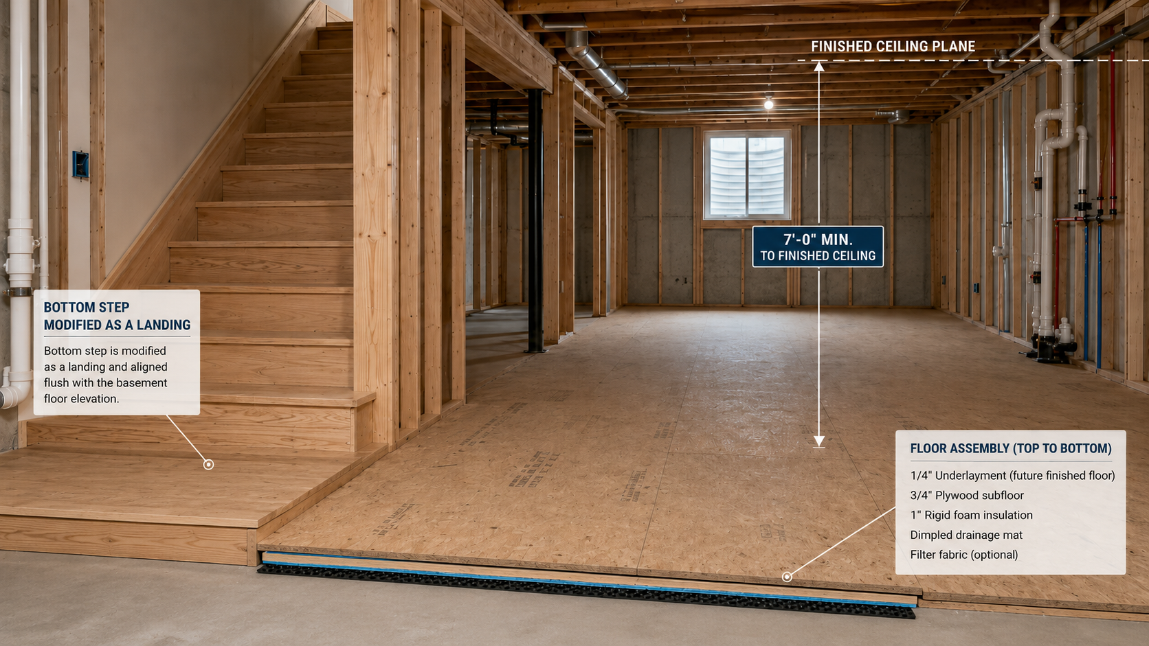 Best Practice: Basement Floor Height Can Make or Break a Remodel